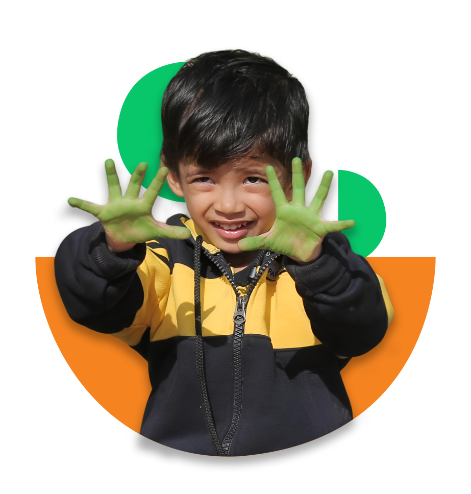 Children learning joyfully  First Step School